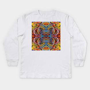 Patterns of brightly coloured child wrist bands. FOUR Kids Long Sleeve T-Shirt